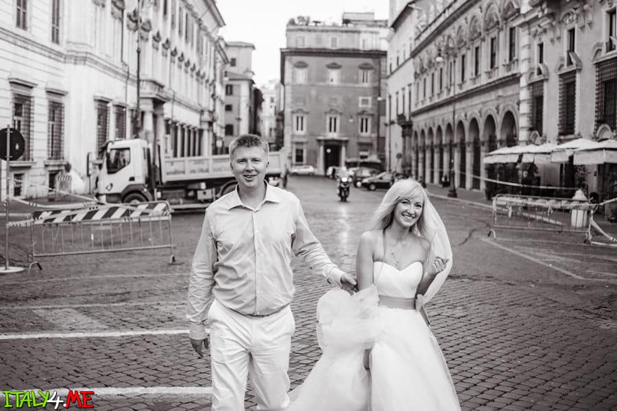 Свадебное путешествие в Рим - фотограф в Италии Артур Якуцевич