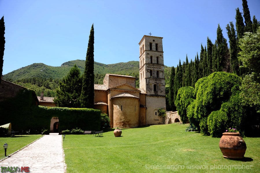 Abbey of San Pietro in Valle in Ferentillo  by Alessandro Iasevoli