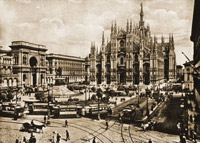 Миланский кафедральный собор Дуомо - фото в начале XX века