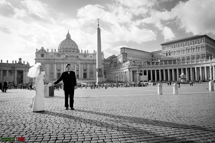Свадьба в Риме - фотограф Лука Панвини