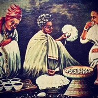 Кофейная церемония в Эфиопии