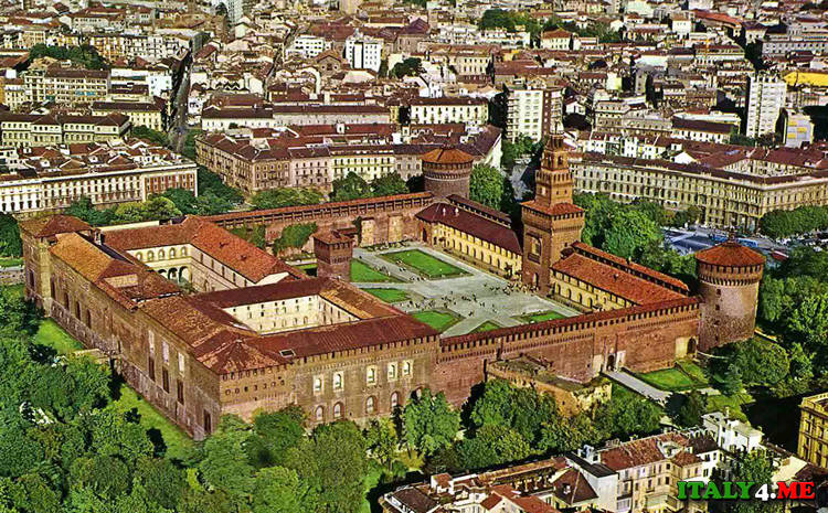 Замок Сфорца в Милане Castello Sforzesco