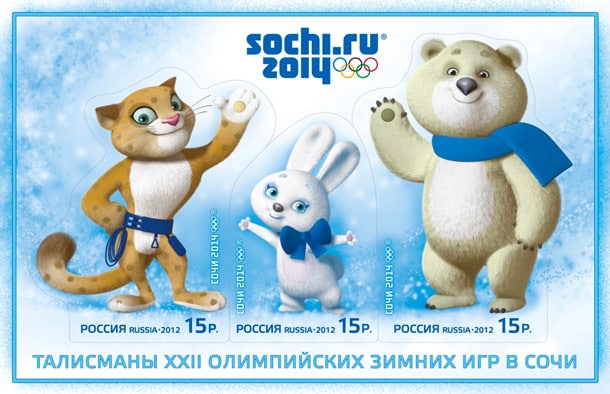 2014 талисманы Сочи Олимпиада