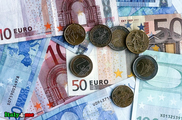 евро Италия деньги
