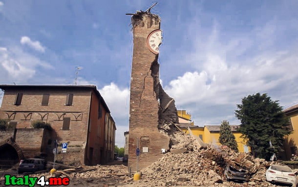 землетрясение руины Италия дом 2013