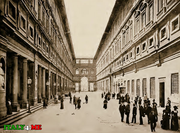 The Uffizi Gallery of 16th century