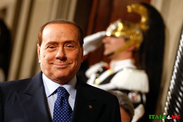 Берлускони в зале суда