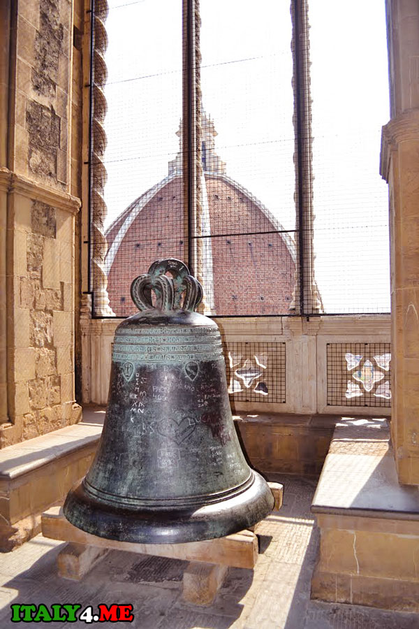 колокол колокольня Джотто во Флоренции