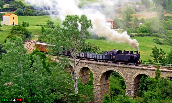 Старинная железная дорога Италии