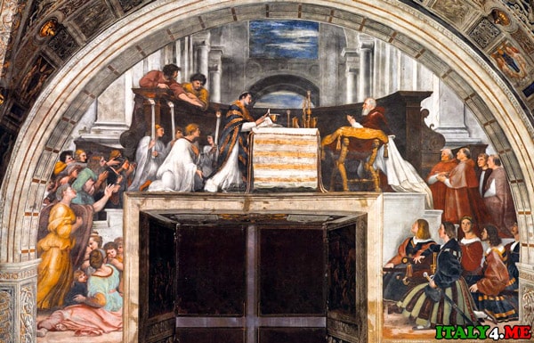 Церковь-Санта-Кристина-фреска-Больсена