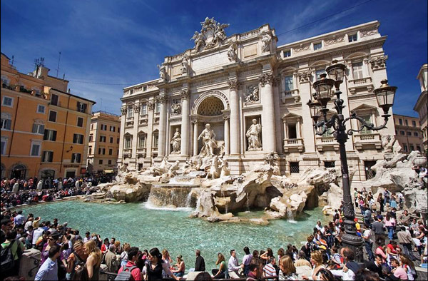 фонтан Треви в Риме