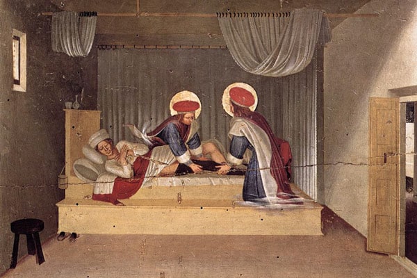 Медичи на фреске в соборе Сан-Марко Флоренция