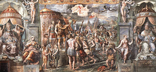 фреска Рафаэля «Видение Креста»