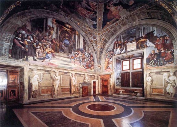 Станца д’Элиодоро в Ватикане Рафаэль