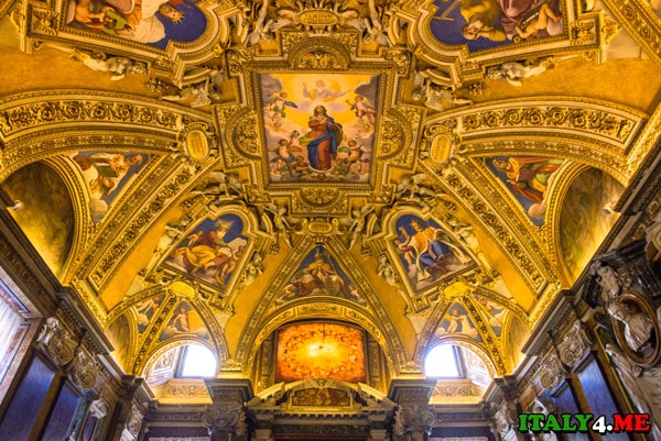 Потолок базилика Санта-Мария-Маджоре 