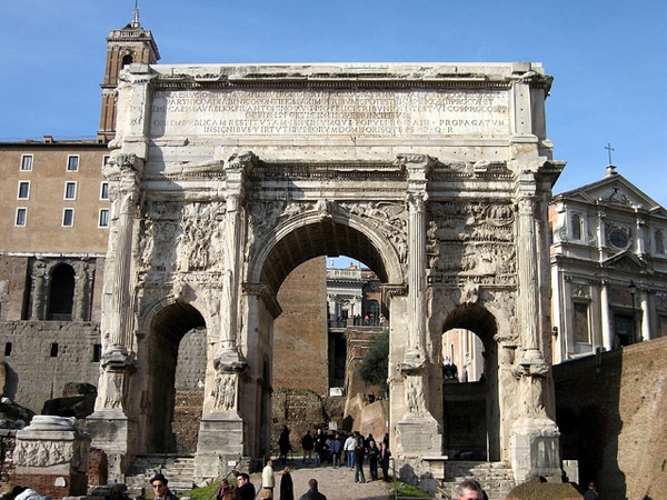 Римский форум - Арка Септимия Севера
