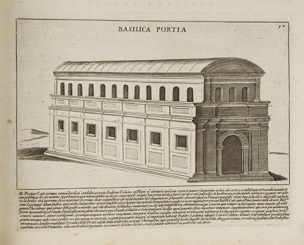 Римский форум - Базилика Порция