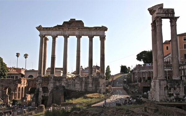 Римский форум - Храм Сатурна