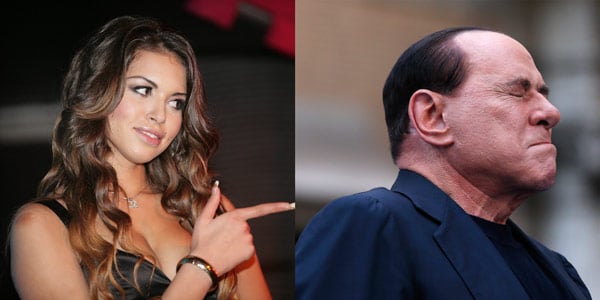 Руби (Карима Эль-Маруг) и Берлускони