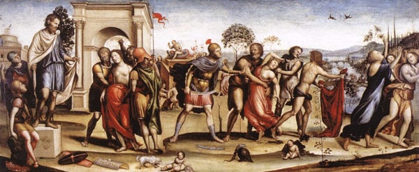 римляне похищают сабинянок легенда