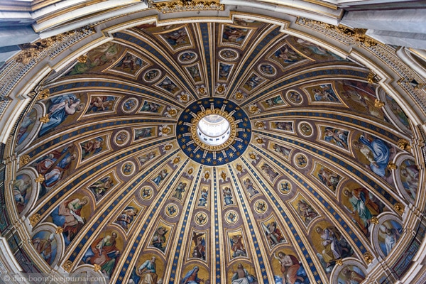 Собор Святого Петра - Роспись купола