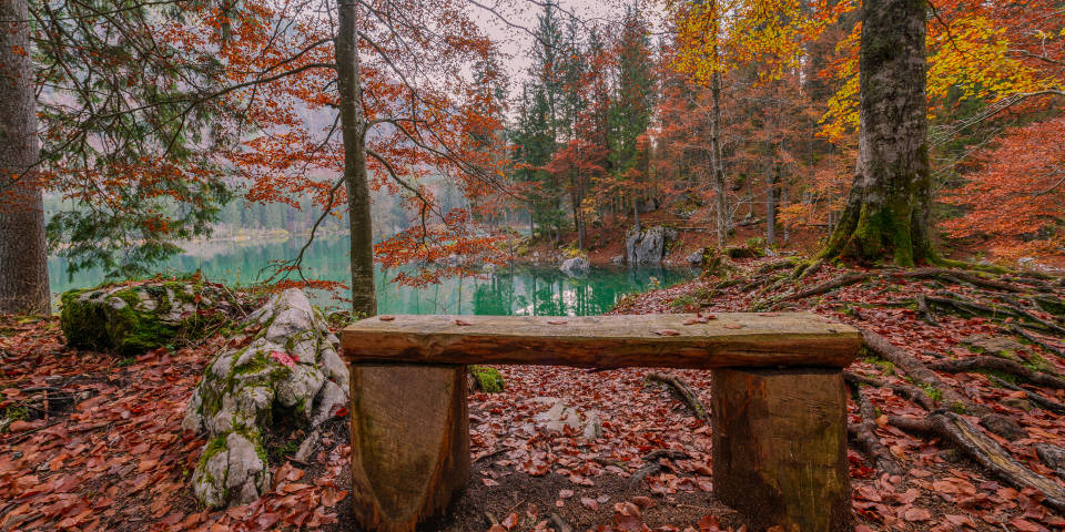 Осенняя Италия озеро Фузине
