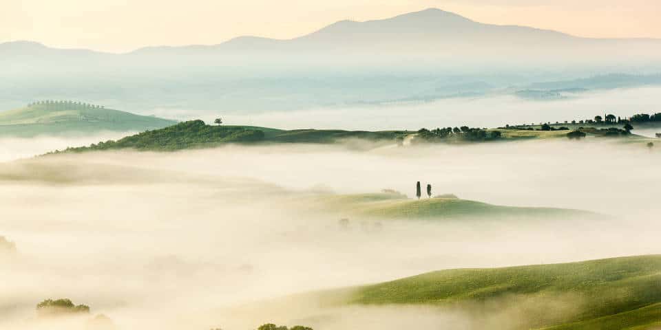 Тоскана в тумане