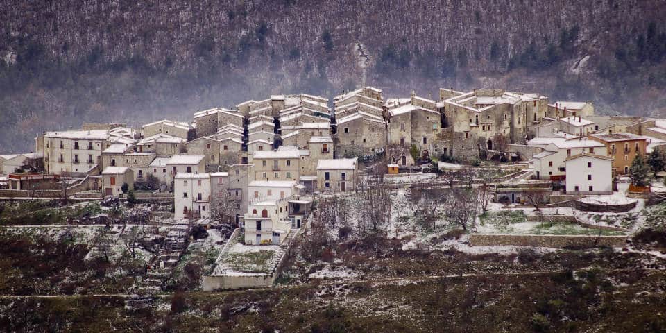 Горная деревня в Абруццо