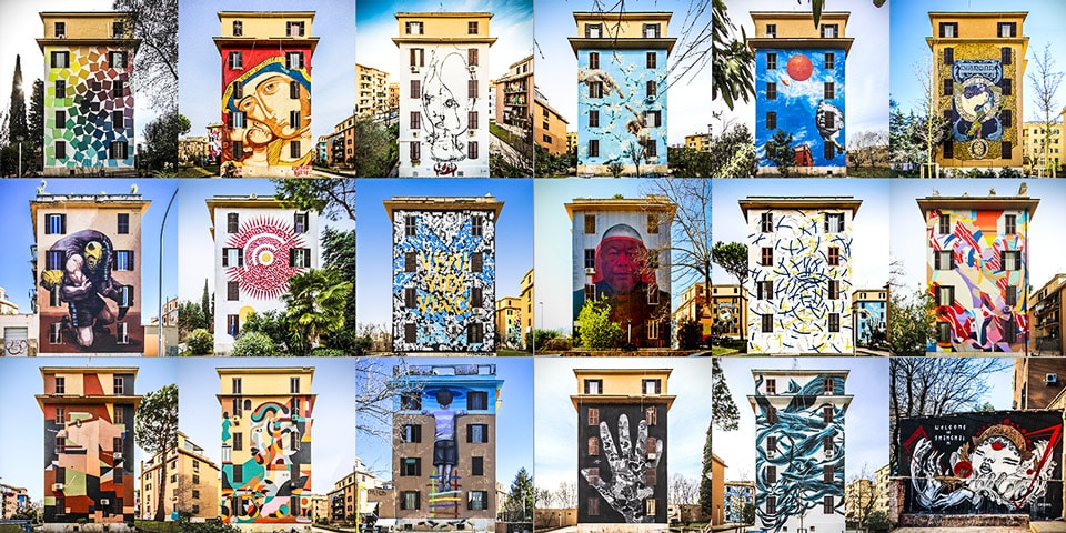 уличный стрит-арт в Риме