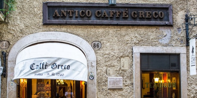 Кафе Греко в Риме