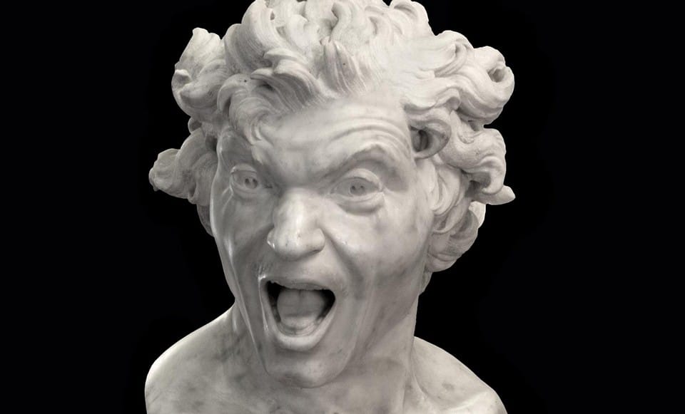Bust of the "Cursed Soul" by Bernini