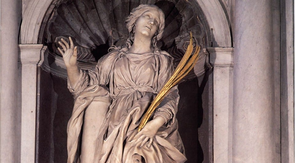 Saint Bibiana sculpture by Bernini