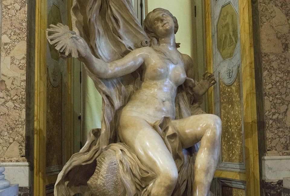 Truth sculpture by Bernini in the Borghese Gallery