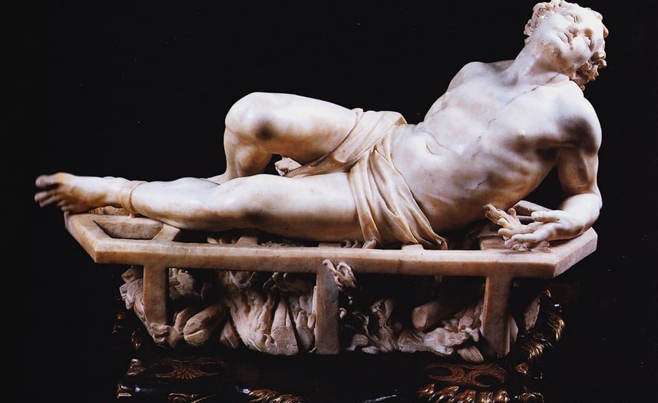 Святой Лаврентий на решетке скульптура Бернини