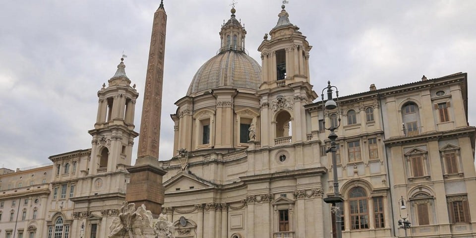 Церковь "Sant’Agnese in Agone" на площади Навона в Риме