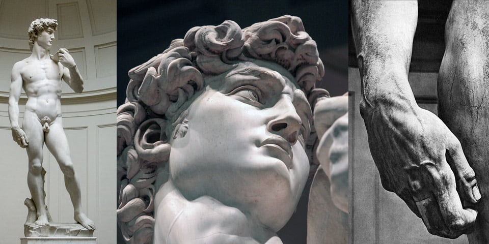 Скульптура Давид Микеланджело во Флоренции