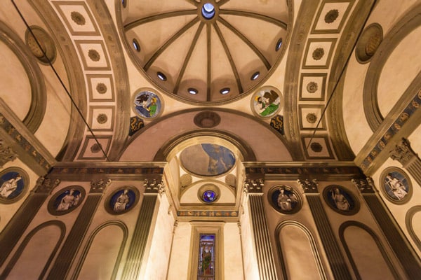Капелла Пацци во Флоренции, архитектор Филиппо Брунеллески