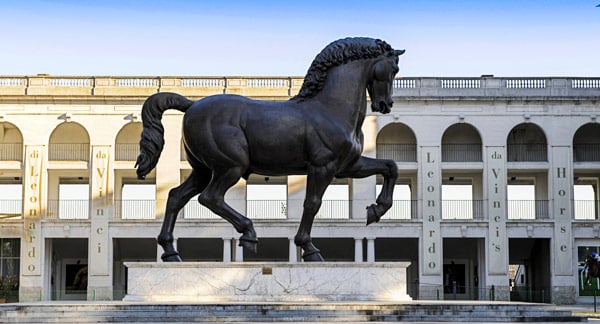 Конь Леонардо да Винчи в Милане