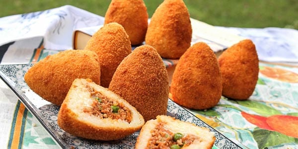 Arancini сицилийская закуска