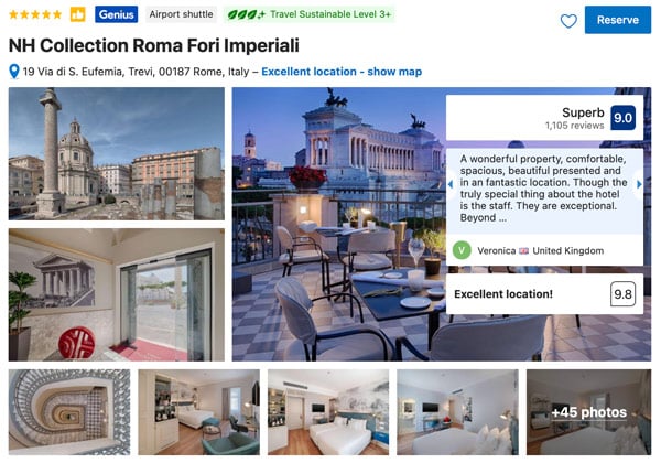NH Collection Roma Fori Imperiali Hotel
