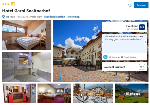 3-star Hotel in Ortisei Garni Snaltnerhof