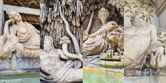 Четыре фонтана в Риме