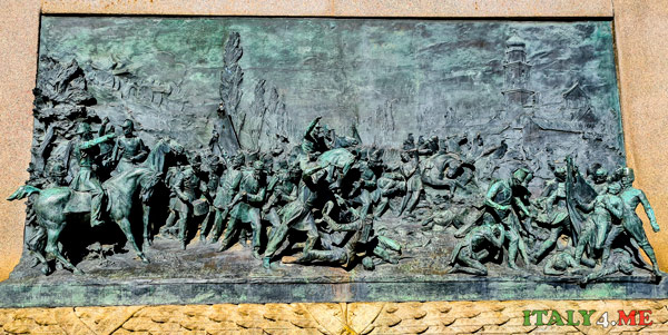 эпизод из битвы при Гойто (Goito) в 1848 г