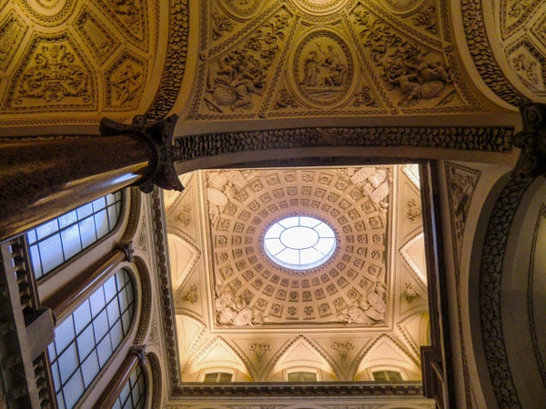 Интерьер Палаццо Браски потолок 