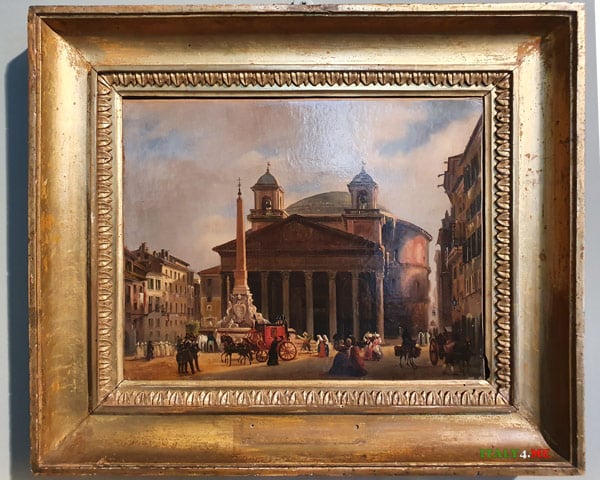 Картины в музее Рима изображение Пантеона