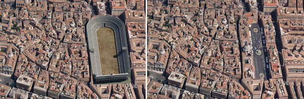 Стадион Домициана в Риме реконструкция