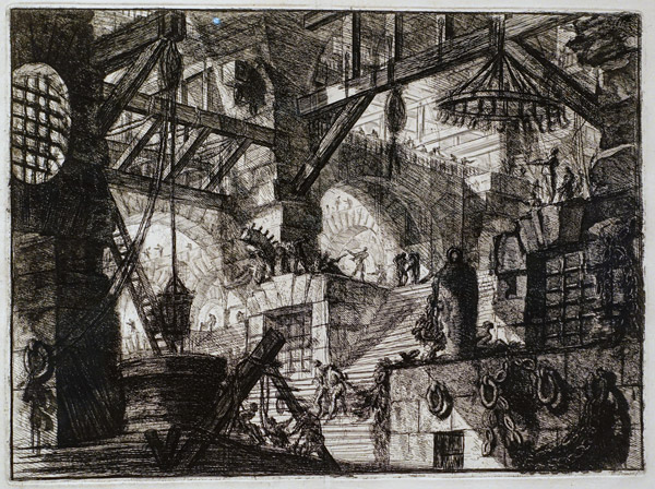 Пиранези «Фантастические изображения тюрем» (Le Carceri d’Invenzione, 1745) или «Темницы» (Carceri)