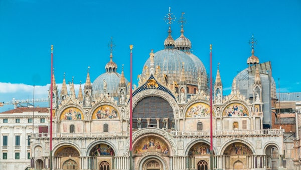 Фасад собора святого Марка в Венеции
