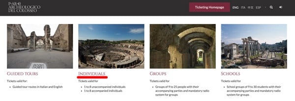 главная страница официальный сайт для покупки билетов в Колизей