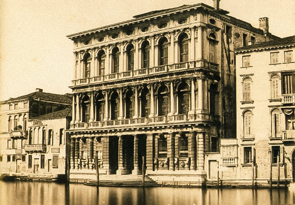 Палаццо Ка-Реццонико в Венеции XIX век
